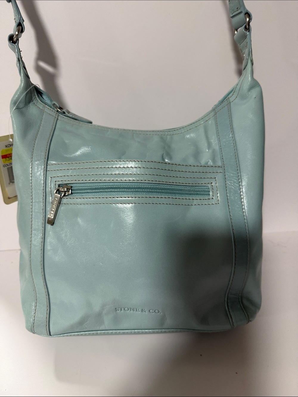 Stone & Co. Women's Mint Leather Shoulder Bag